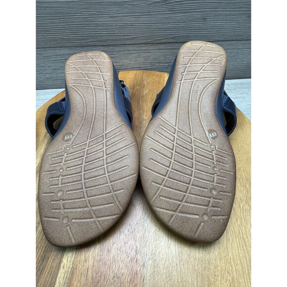 Easy Spirit Women’s Hazel Wedge Sandal, Blue, 6 WW - Picture 6 of 6